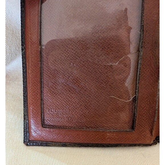 LOUIS VUITTON Monogram Card Holder Vintage 1985 Authentic 851 - Picture 4 of 7